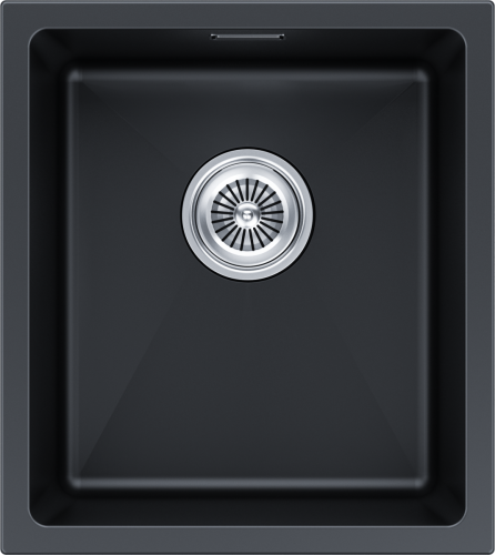 Кухонная мойка Paulmark LUMI 41UNI LU41-AN 45х40 цвет черный